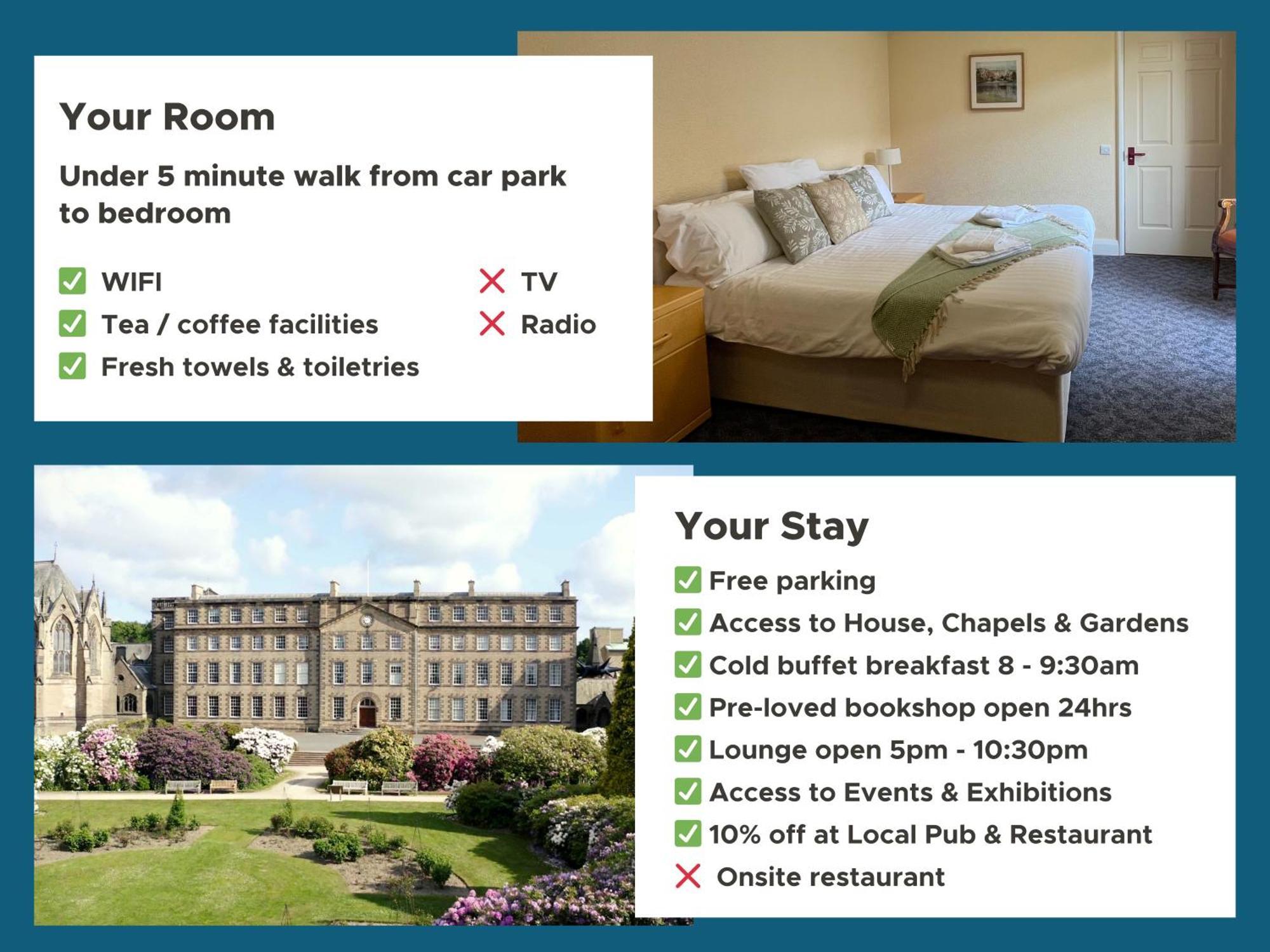 Ushaw Historic House, Chapels & Gardens Bed & Breakfast Durham Room photo
