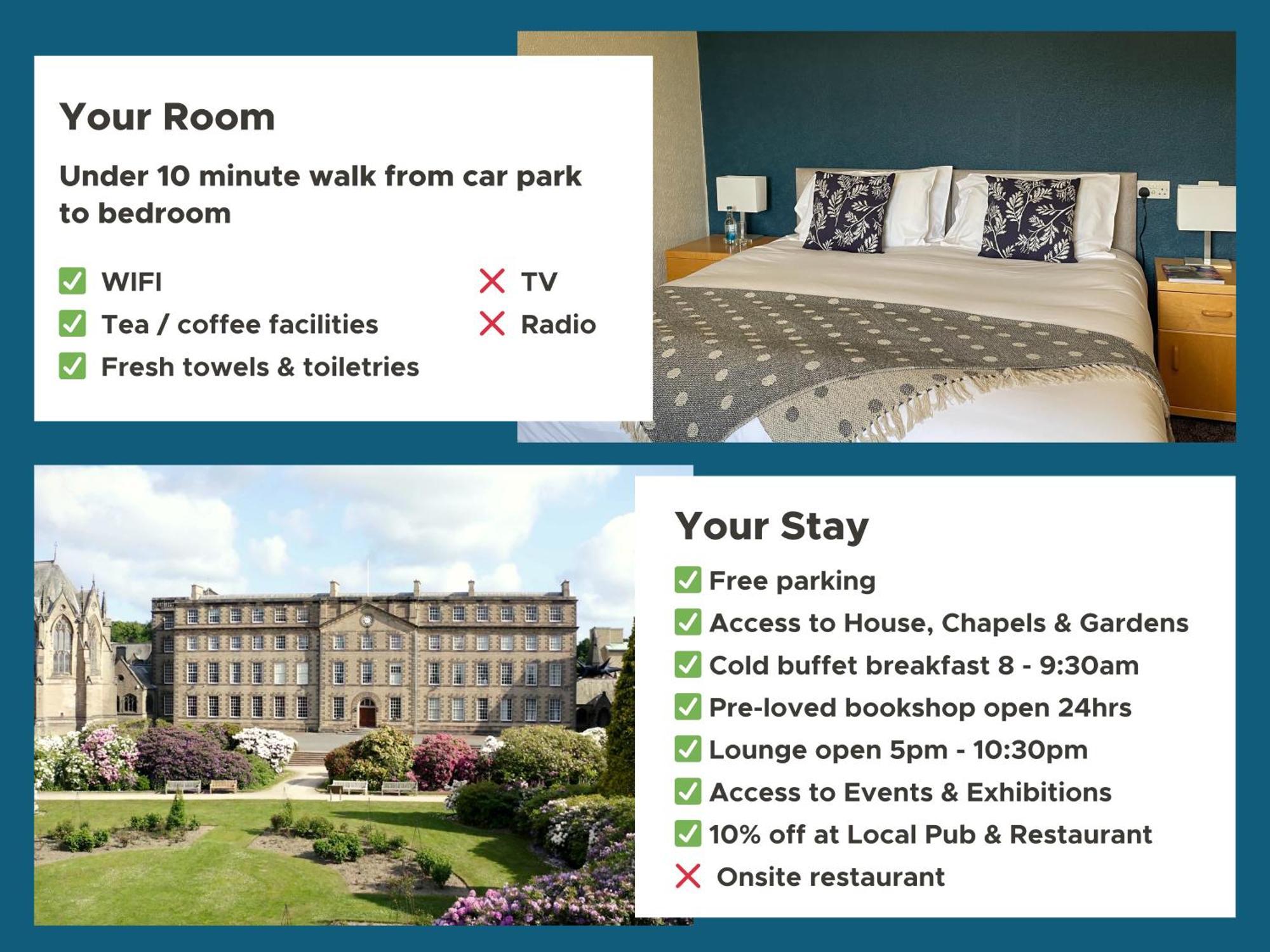 Ushaw Historic House, Chapels & Gardens Bed & Breakfast Durham Room photo