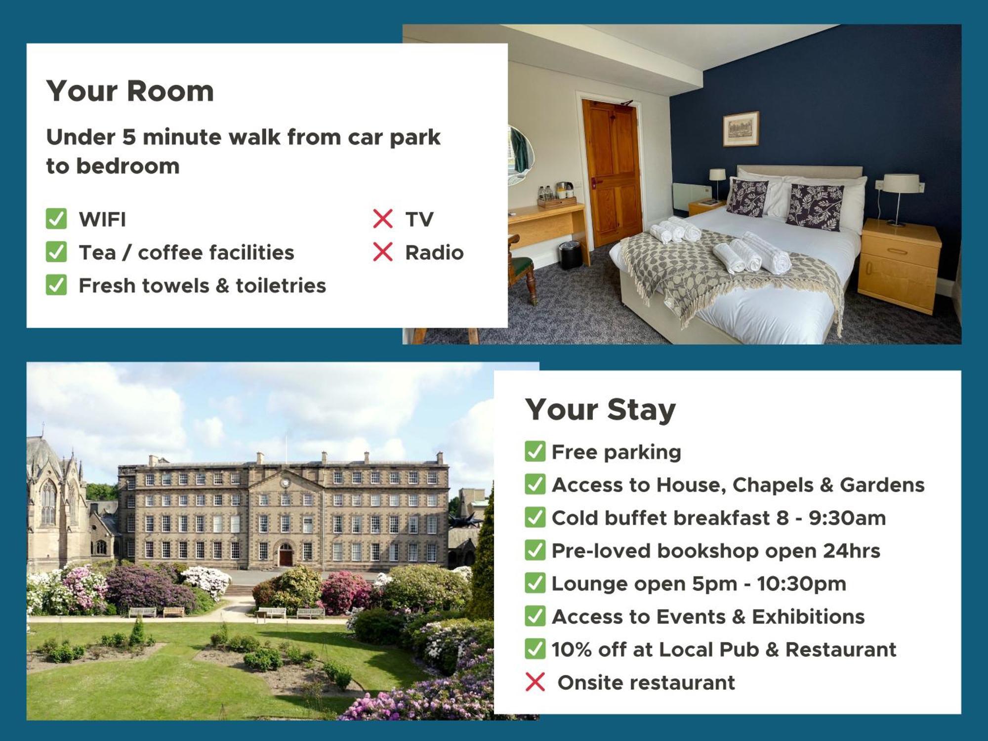 Ushaw Historic House, Chapels & Gardens Bed & Breakfast Durham Room photo