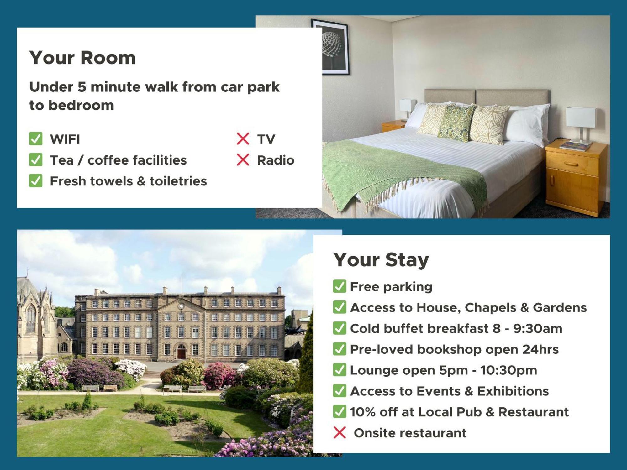 Ushaw Historic House, Chapels & Gardens Bed & Breakfast Durham Exterior photo