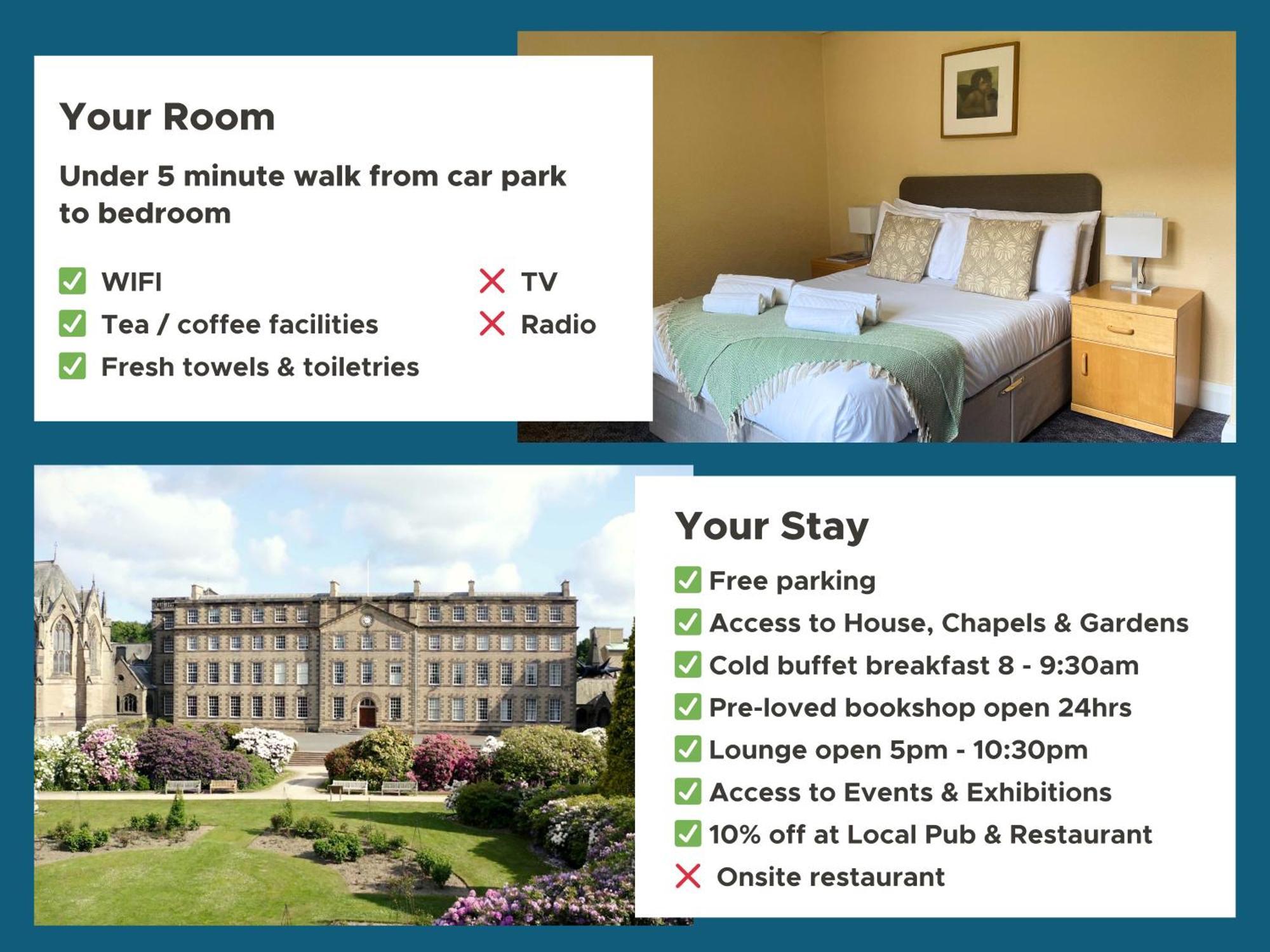 Ushaw Historic House, Chapels & Gardens Bed & Breakfast Durham Room photo