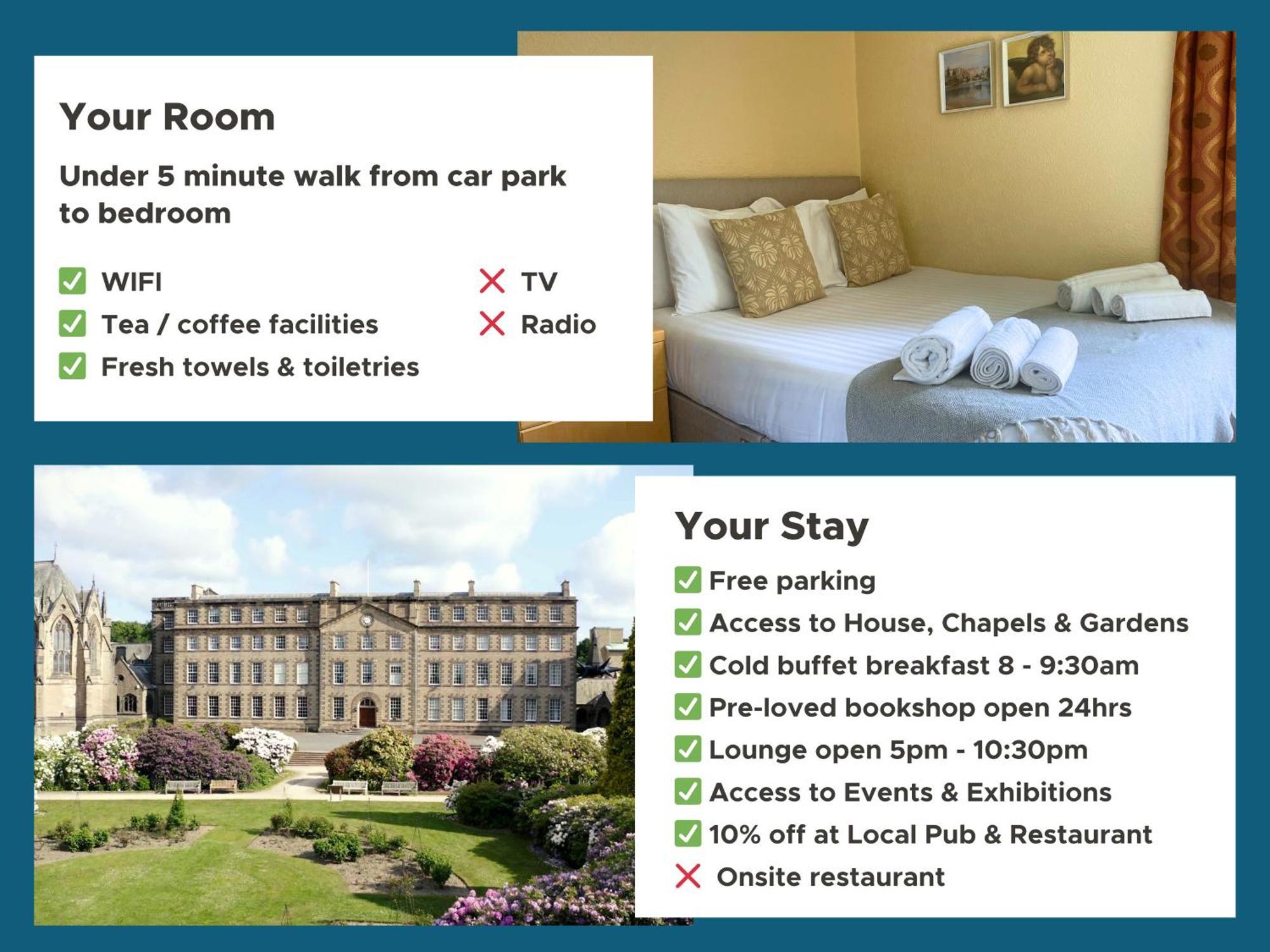 Ushaw Historic House, Chapels & Gardens Bed & Breakfast Durham Room photo