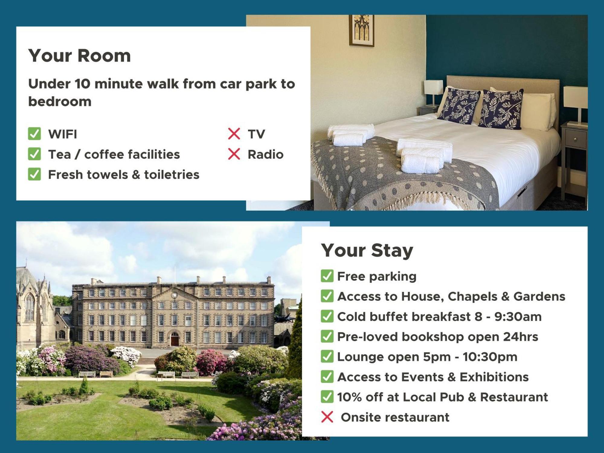 Ushaw Historic House, Chapels & Gardens Bed & Breakfast Durham Room photo